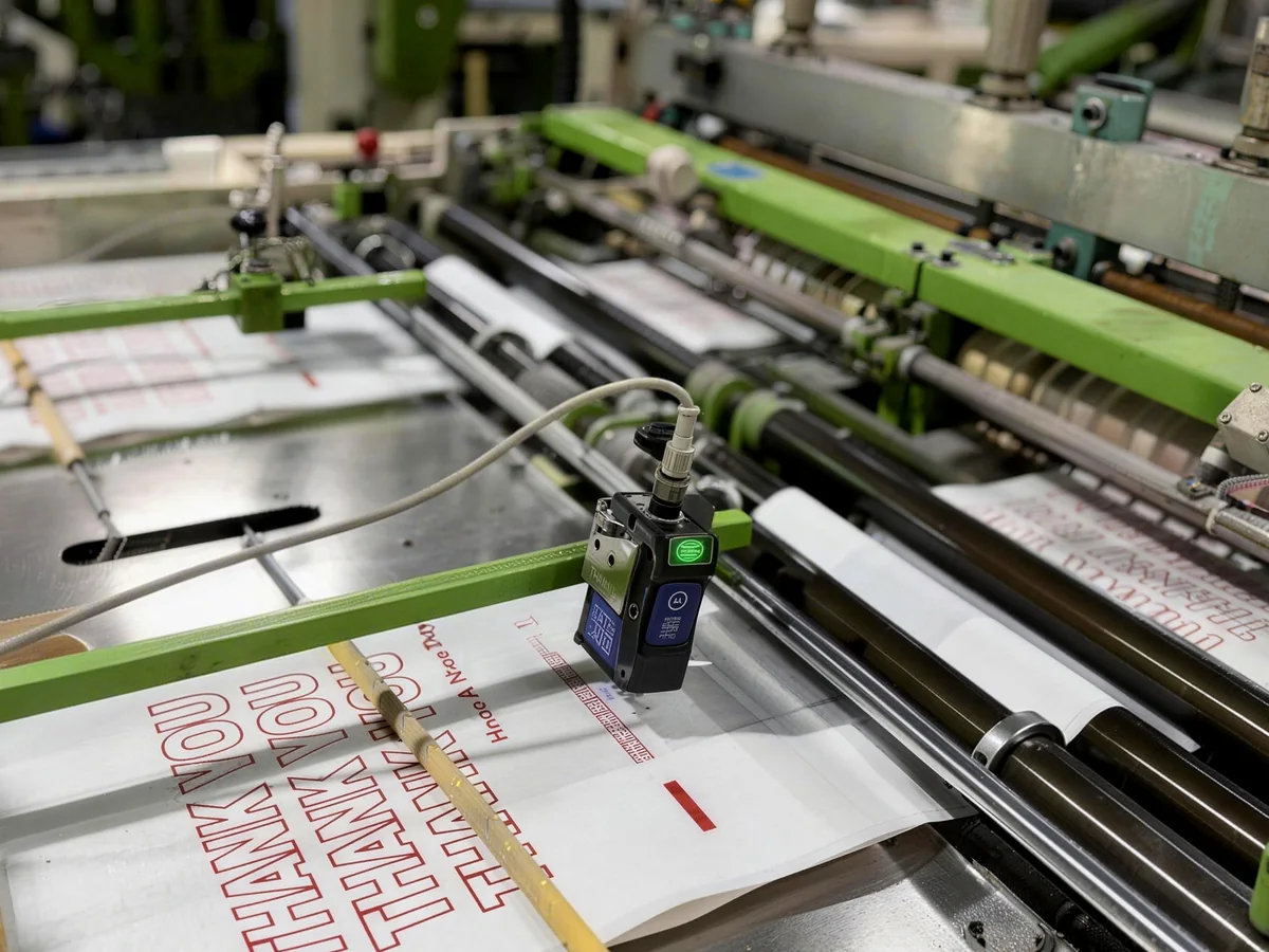 Printing and converting equipment for film bags